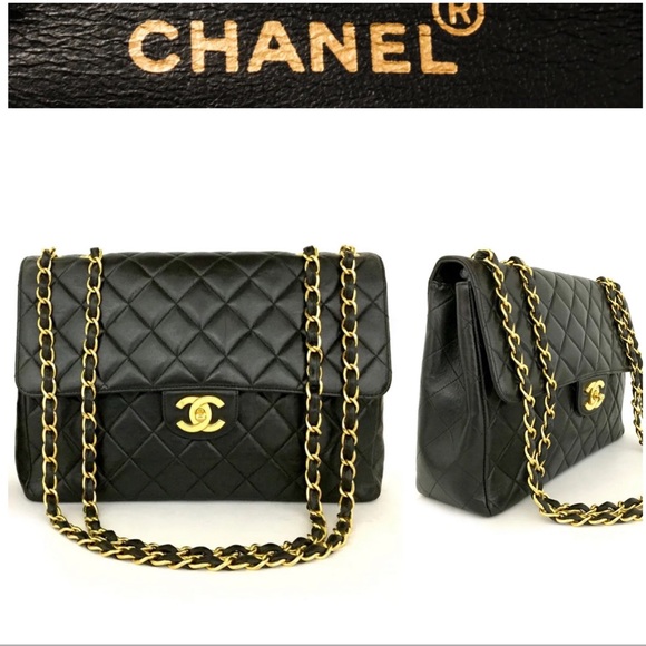 Chanel Jumbo 11.8” ❤️Lambskin❤️A Dream Bag❤️amazing 9/10 cond !! Box Duster Card - Picture 5 of 16
